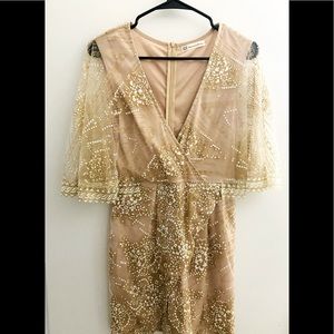 Gold Sequin Dress